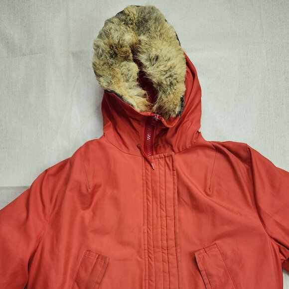 Vintage Thermo King Down Polar Bear Long Jacket Winter Coat (M) - Picture 5 of 13